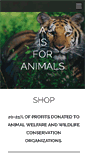 Mobile Screenshot of aisforanimals.org