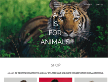 Tablet Screenshot of aisforanimals.org